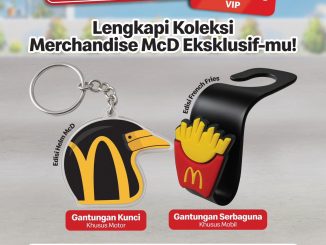 Promo McDonald's Merchandise Eksklusif Drive Thru VIP Helm McD & French Fries, gratis dengan minimal belanja