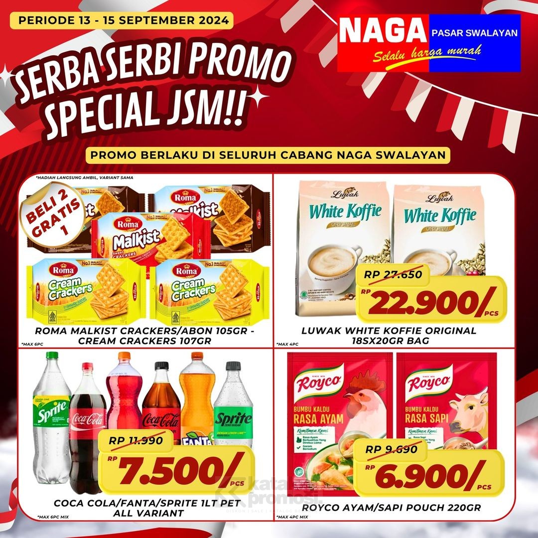 Promo JSM Naga Swalayan Weekend 13-15 SEPTEMBER 2024