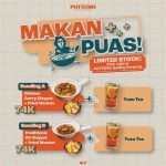 Promo POTTERIA PAKET BUNLDING MAKAN PUAS cuma Rp. 74.000*