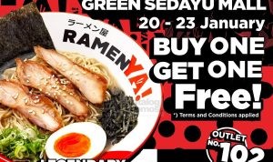 Promo RamenYA Green Sedayu Mall Buy 1 Get 1 Free Legendary Chicken Ramen