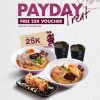 Promo ROJI RAMEN PAYDAY TREATS GRATIS Voucher Rp. 25.000