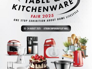 Table & Kitchenware Fair 2025 Emporium Pluit Mall dengan promo spesial dan demo masak chef profesional