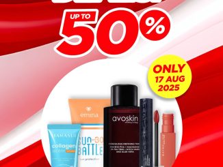 Promo Watsons Merdeka diskon hingga 50% berlaku 17 Agustus 2025 online only