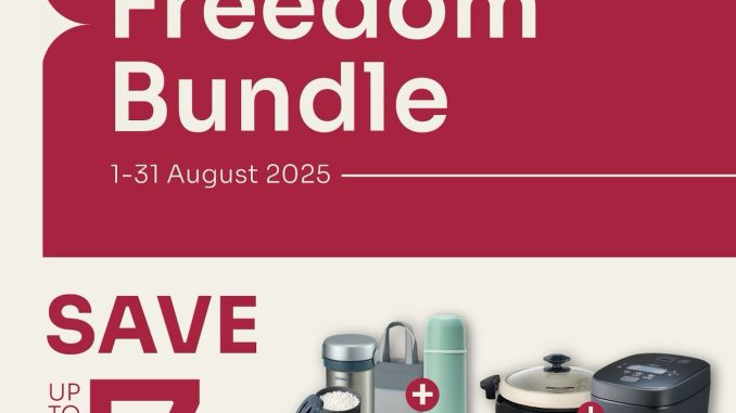 Promo Zojirushi Freedom Bundle hemat hingga Rp7 juta periode 1–31 Agustus 2025