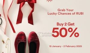 Promo RUBI Buy 2 Get Disc 50% Off*