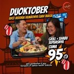 Promo Sakabe Buffet Duoktober! Paket All You Can Eat Grill + Shabu Sepuasnya cuma Rp. 95.000