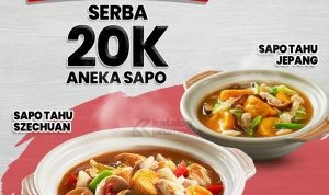 SAPO ORIENTAL Promo SAPO DAY - Aneka Menu Sapo Serba Rp 20.000*