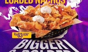 Promo Taco Bell Supreme Loaded Nachos cuma Rp. 63.636