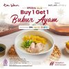 Promo TAWAN Buy 1 Get 1 Bubur Ayam Untuk Pengguna Wondr by BNI*