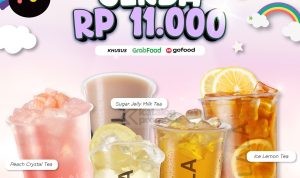 Promo TIANLALA ONLINE DELIVERY – MINUMAN FAVORIT serba Rp. 11RIBU!