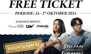 Promo TIX ID BELI 1 GRATIS 1 tiket nonton film Bolehkah Sekali Saja Kumenangis