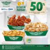 Promo WINGSTOP BRI PAYDAY DISKON HINGGA 50%