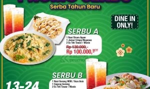 WOK Restaurant PROMO SERBA TAHUN BARU Paket Hemat Mulai Dari Rp 100,000*