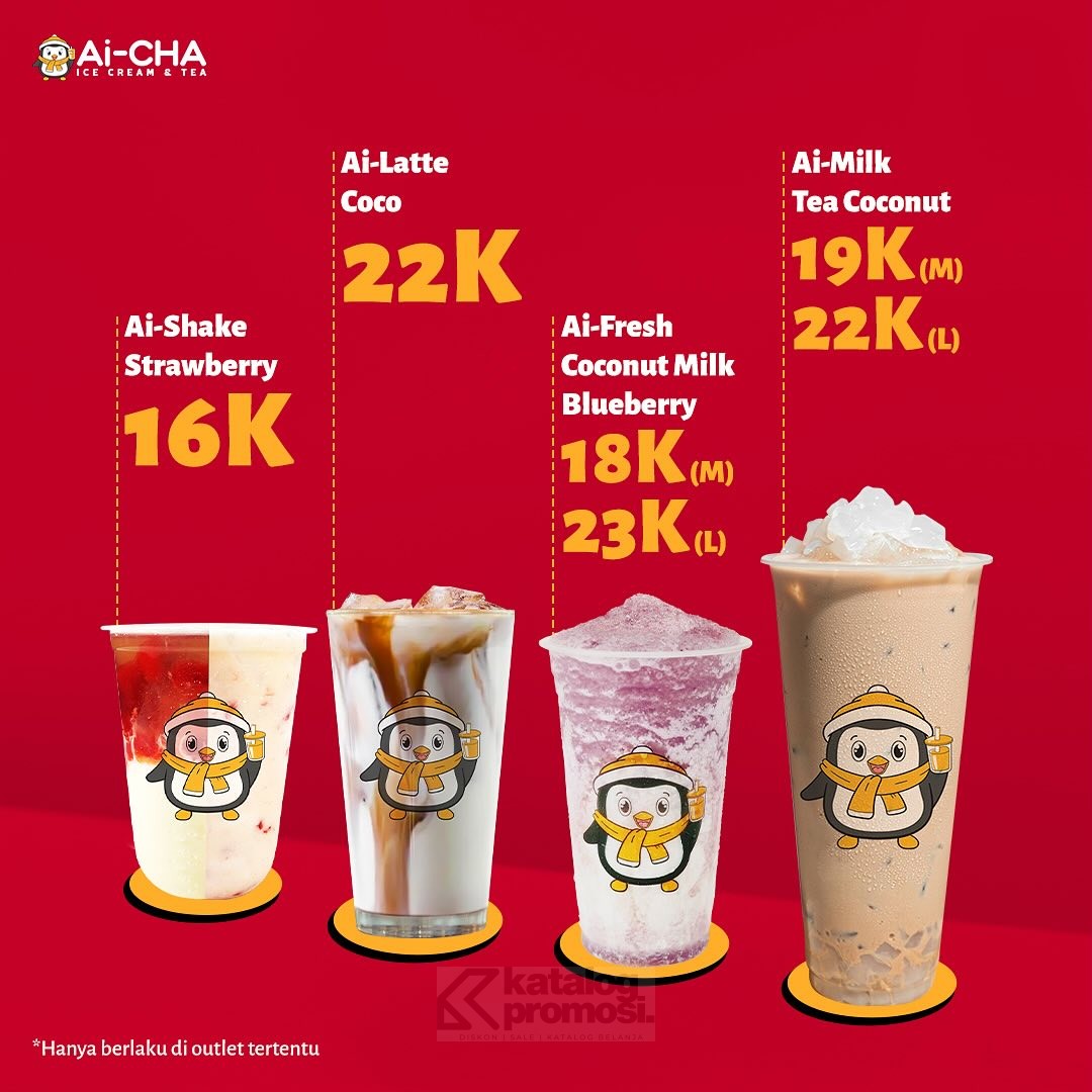 Promo Ai-CHA Menu Spesial Oktober 2024 mulai Rp 16.000