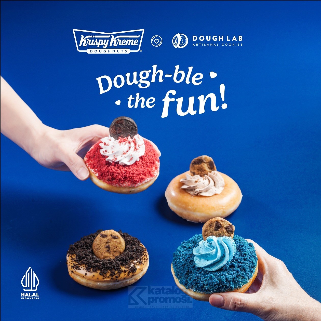 Promo Krispy Kreme x Dough Lab – BARU! DOUGH-BLE THE FUN!