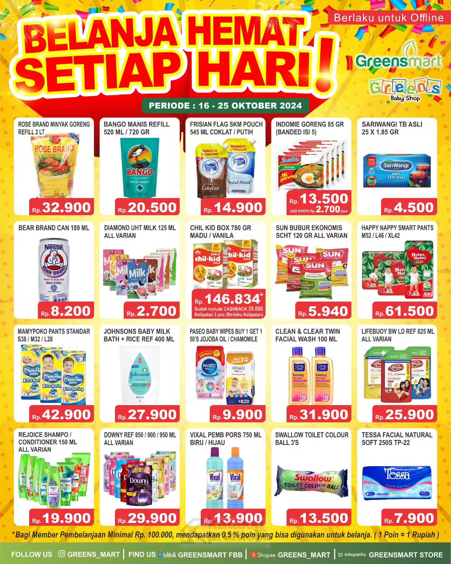 Promo JSM WEEKLY GREENSMART 16-25 OKTOBER 2024