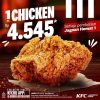 Promo KFC Tebus Murah 1 pc Ayam Hanya Rp 4.545!