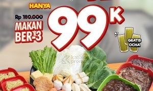 Promo Nahm Thai Suki & BBQ Payday Bertiga hanya Rp. 99.000