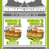 Promo Burger Bangor Rendang Exclusive mulai Rp. 150.000