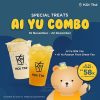 Promo KOI Thé Ai Yu Combo 2 medium drinks hanya Rp58.000