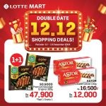 Promo LOTTE Mart 12.12! Diskon dan harga spesial hanya pada 12 - 13 Desember 2024. Belanja hemat, hati senang di LOTTE Mart.