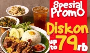 Promo Bebek Kaleyo di GoFood, diskon hingga Rp 79.000. Berlaku setiap hari hingga 31 Januari 2025. Pesan sekarang dan nikmati di rumah!