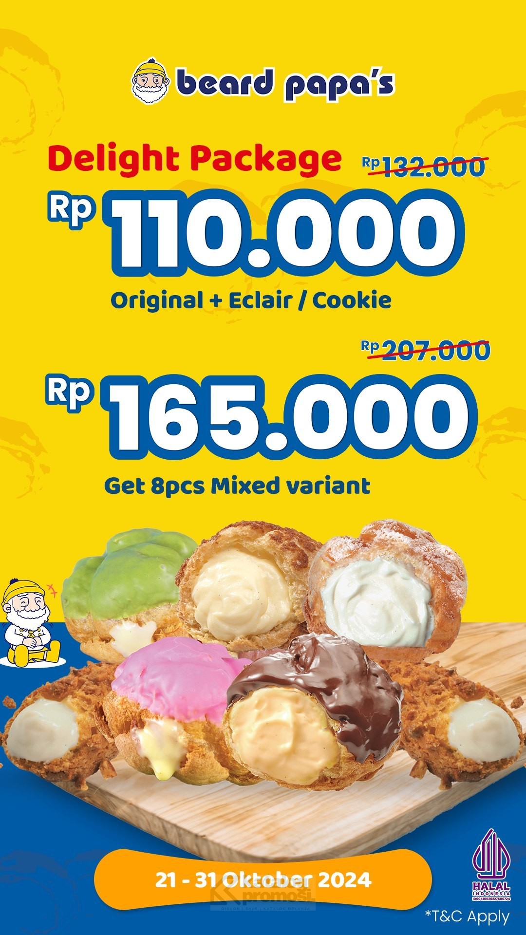 Promo Beard Papa’s Delight Package Diskon Hingga 40%