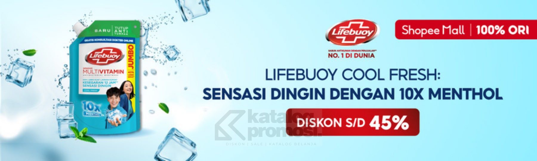 BARU! Lifebuoy Cool Fresh kini Tersedia di Shopee Harga Diskon