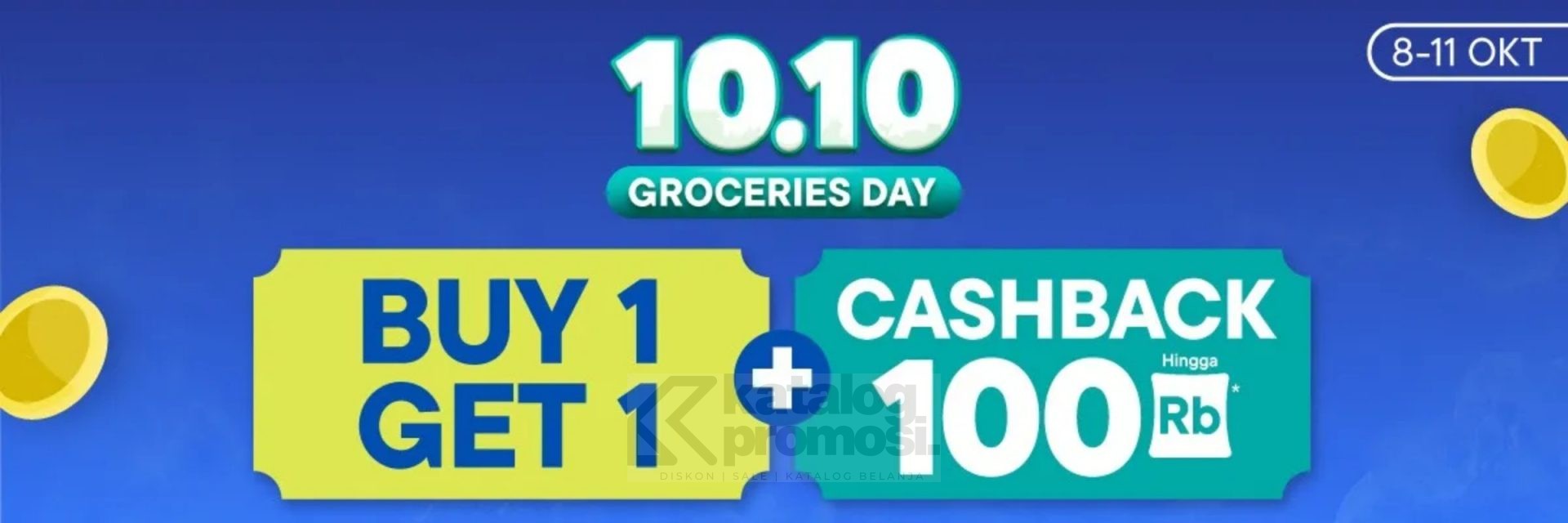 Blibli 10.10 Groceries Day! Diskon hingga 80% dan Promo Beli 1 Gratis 1