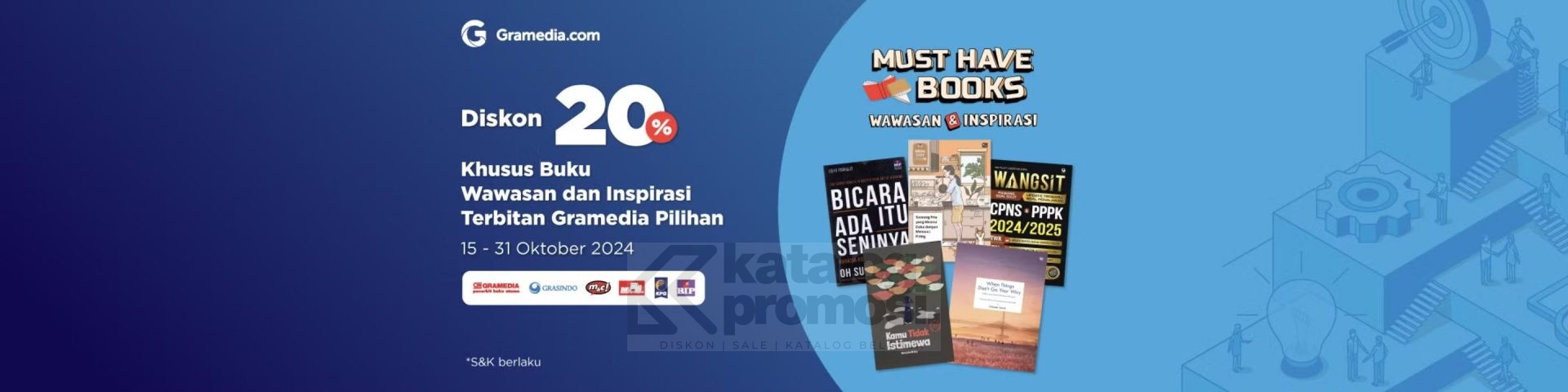 Buku-Buku Wawasan dan Inspirasi Terbitan Gramedia Diskon 20%