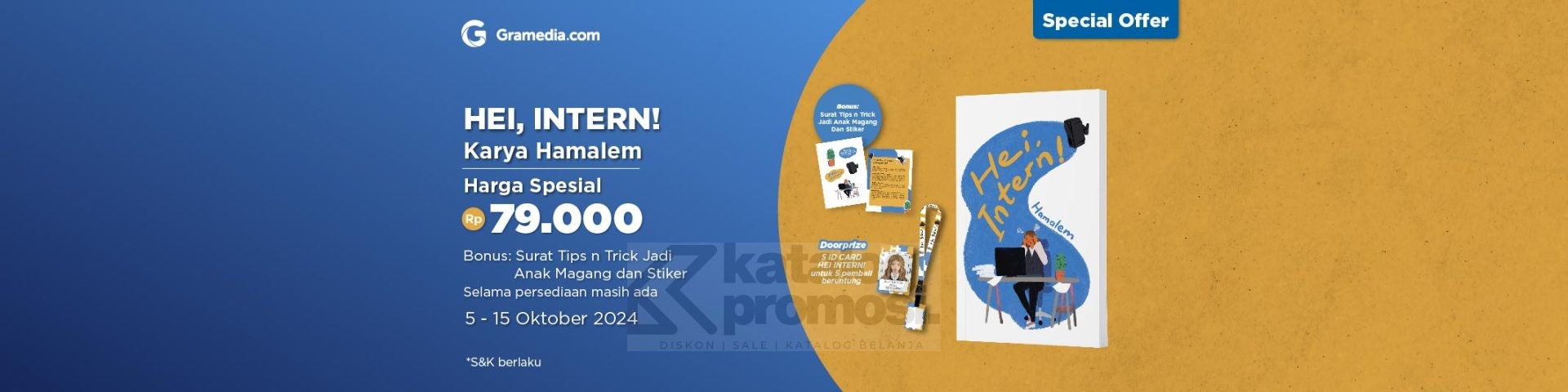 Buku Hei, Intern! Special Offer di Gramedia