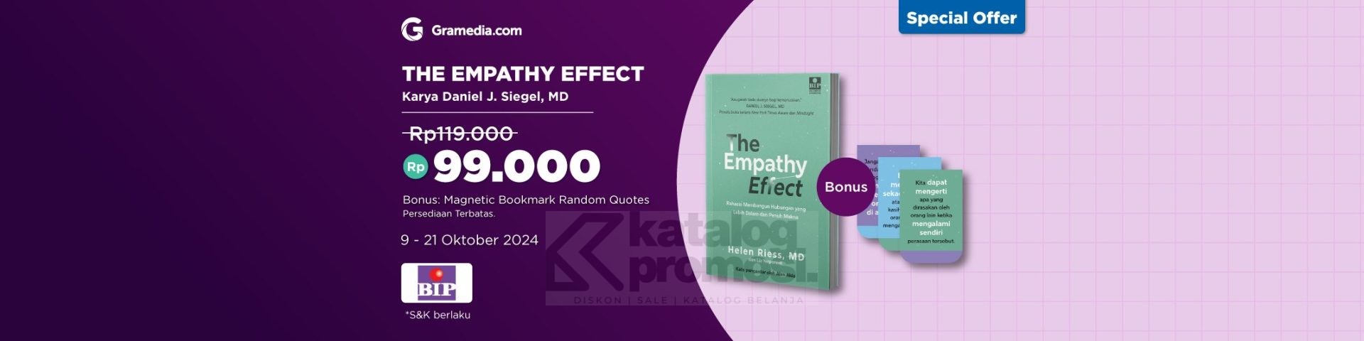 Buku ‘The Empathy Effect’ Special Offer di Gramedia