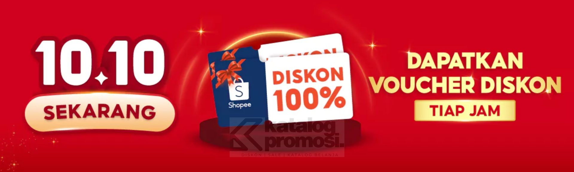 HARI INI! Promo Puncak Shopee 10.10 Brands Festival dapatkan VOUCHER DISKON TIAP JAM!