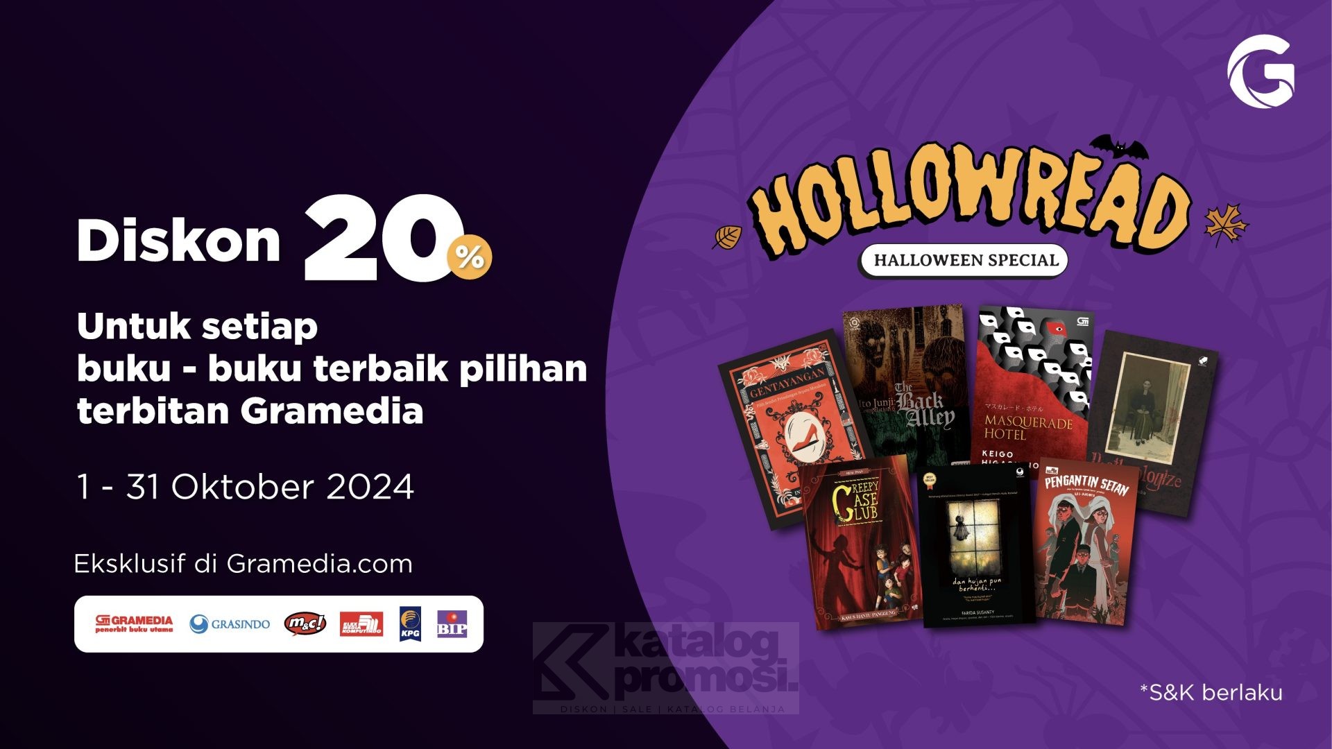 Hollowread Eksklusif di Gramedia Online Diskon 20%