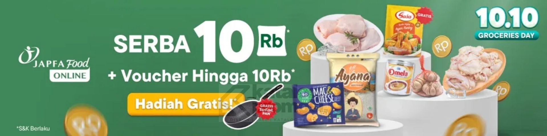 Japfa Food di Blibli 10.10 Groceries Day SERBA 10K!