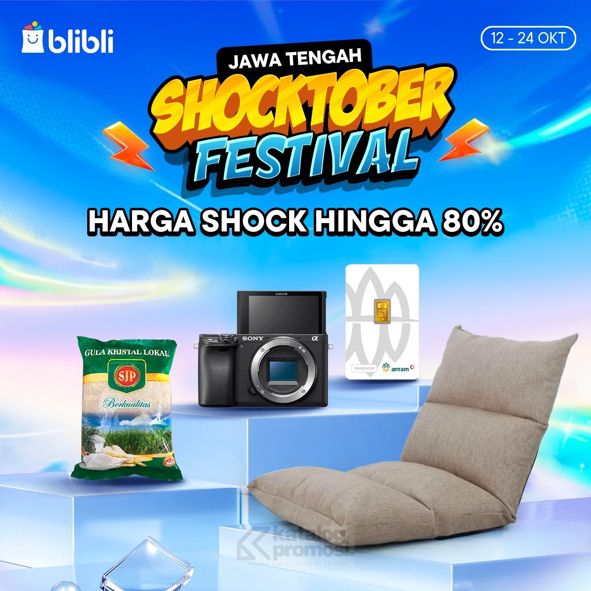 Jawa Tengah SHOCKTOBER FESTIVAL di Blibli Harga Shock hingga 80%