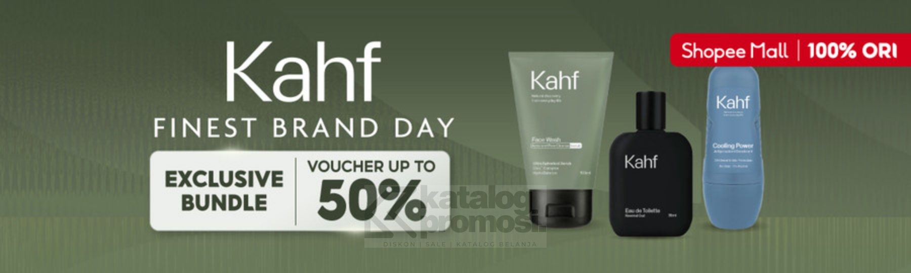 Kahf Finest Brand Day di Shopee Promo Exclusive Bundle!