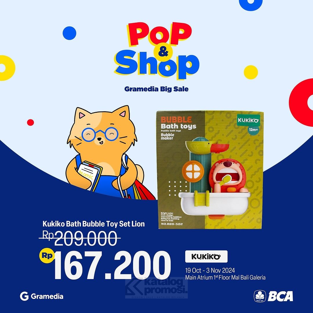 Kukiko Promo Spesial Gramedia Pop & Shop di Mal Bali Galeria