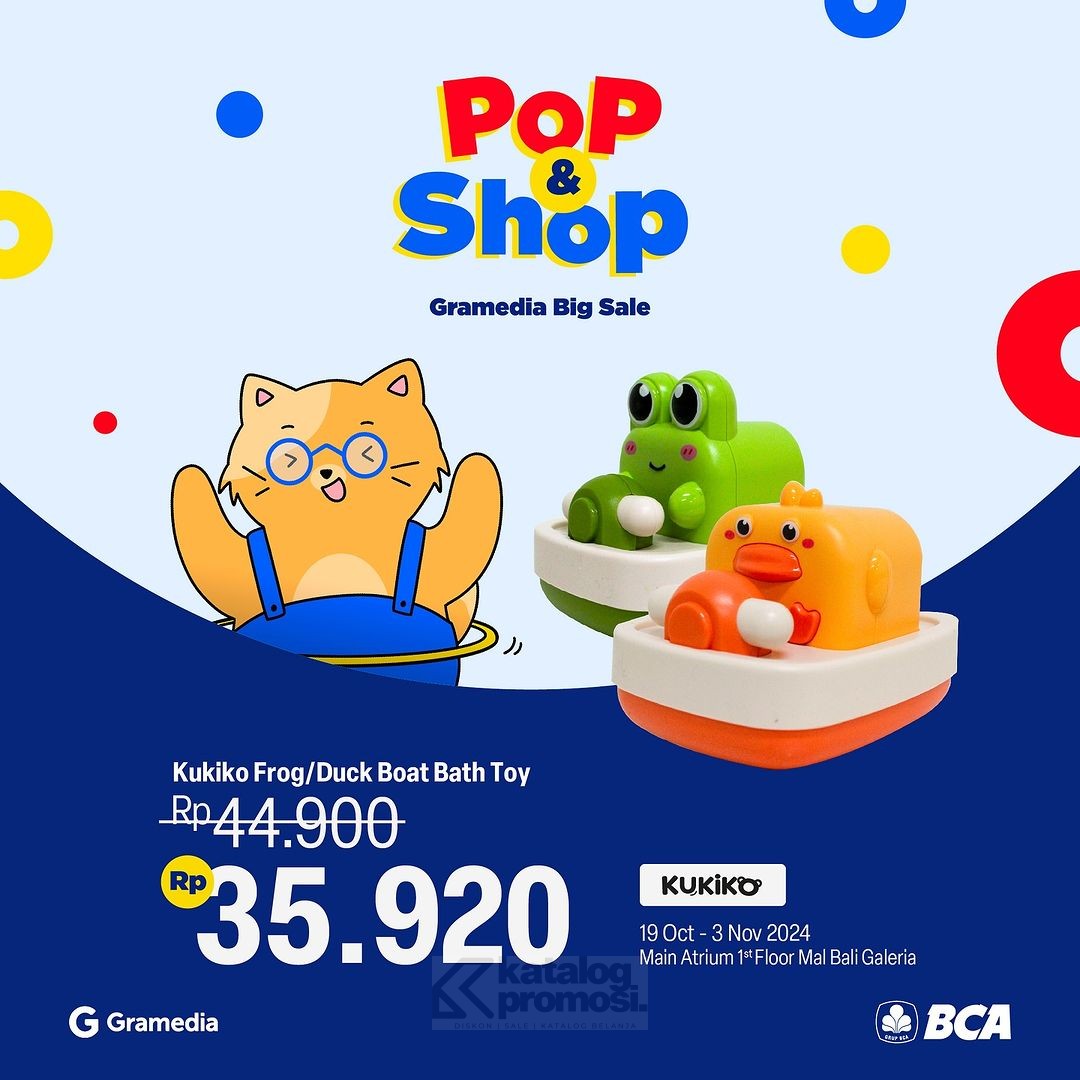 Kukiko Promo Spesial Gramedia Pop & Shop di Mal Bali Galeria