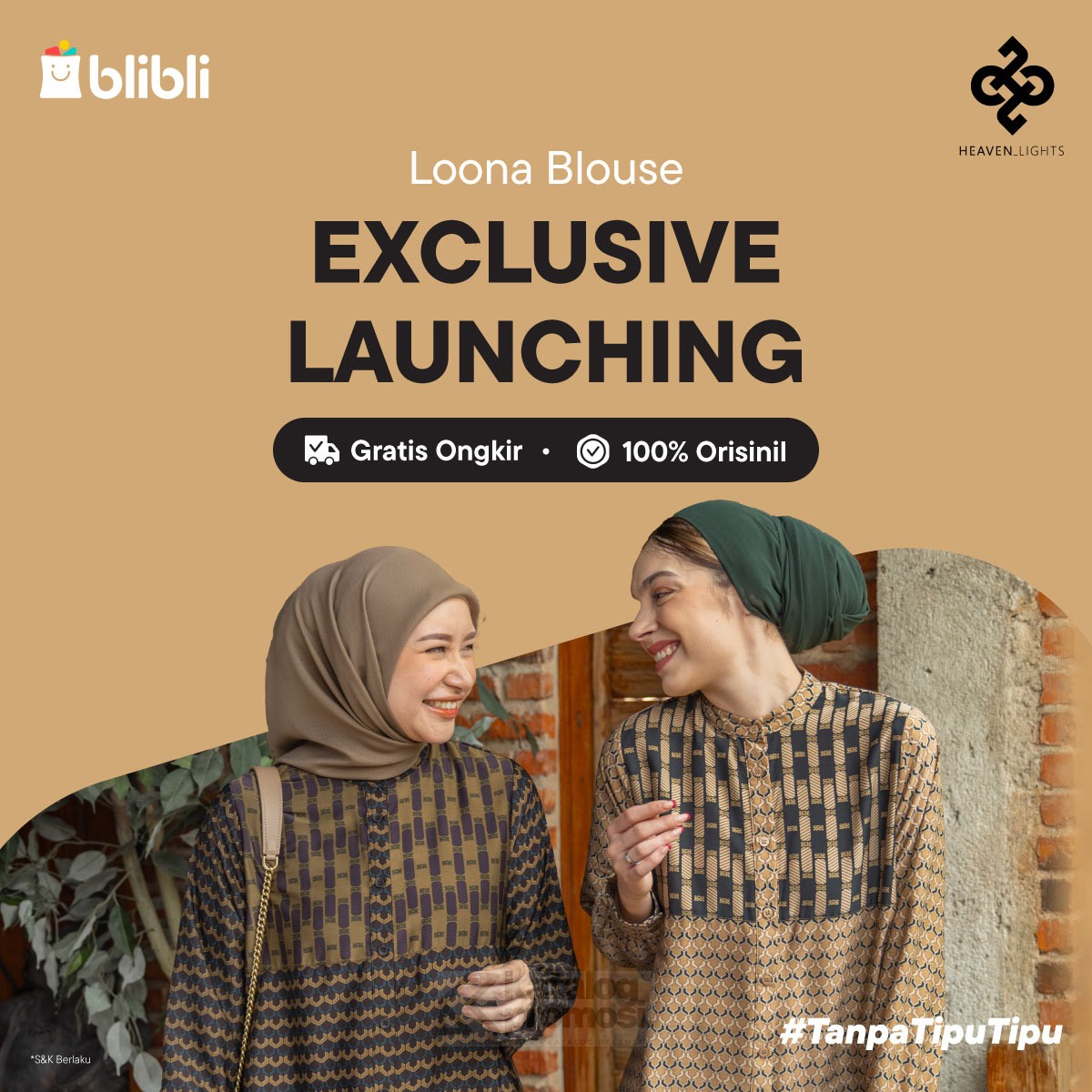 Loona Blouse Hadir Eksklusif di Blibli Persediaan Terbatas!