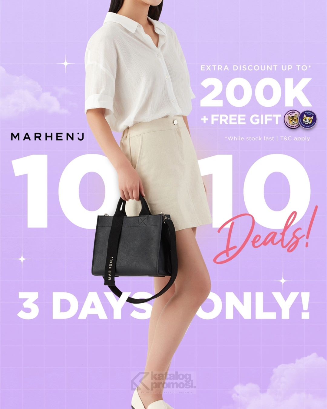 MARHEN.J 10.10 Special Deals – dapatkan Ekstra Diskon 200K dan Hadiah Gratis!