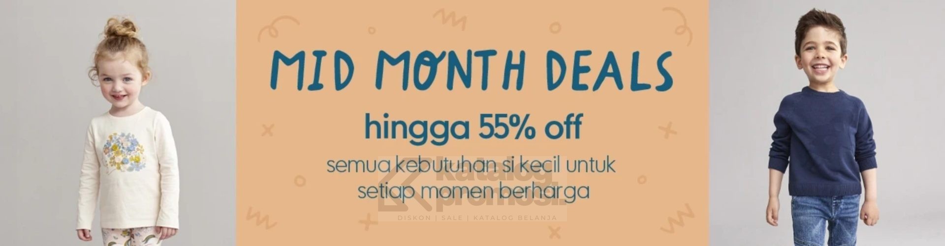 Mothercare Mid Month Deals hingga 55% Off