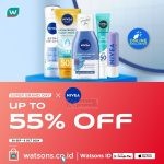 NIVEA Promo Watsons Super Brand Day - Diskon hingga 55%