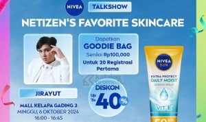 Nivea Hadir di Event Anniversary Watsons Ke-18 Belanja dan dapatkan Promo Menarik!