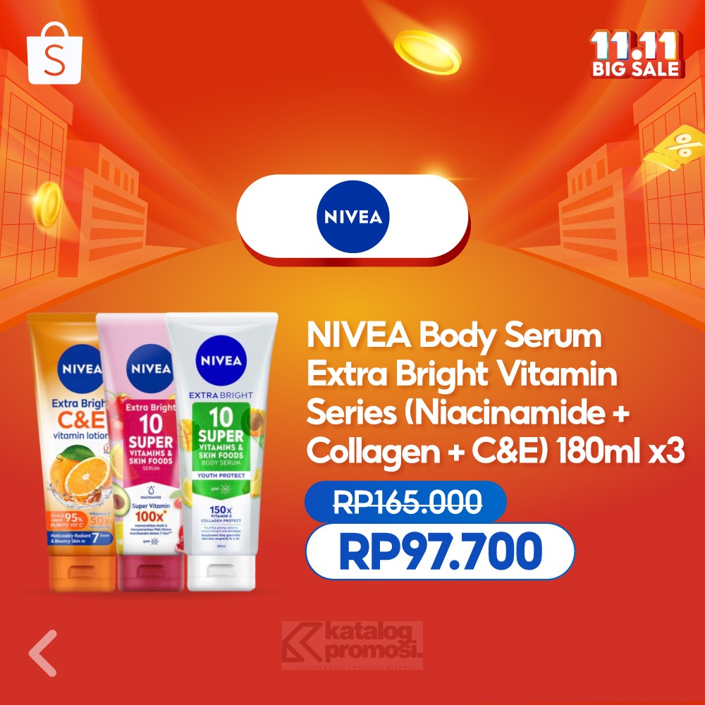 Nivea Spesial di Shopee 11.11 Big Sale HARGA DISKON!