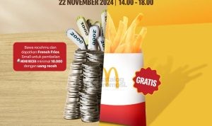 Promo MCDONALDS HARI RECEH NASIONAL GRATIS 1Pc French Fries ukuran Small