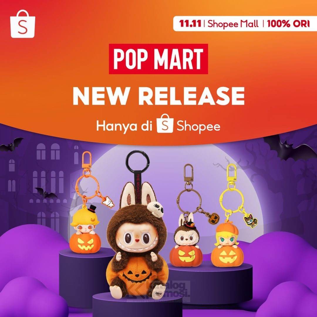 POP MART New Release Spesial Halloween di Shopee Persediaan Terbatas!