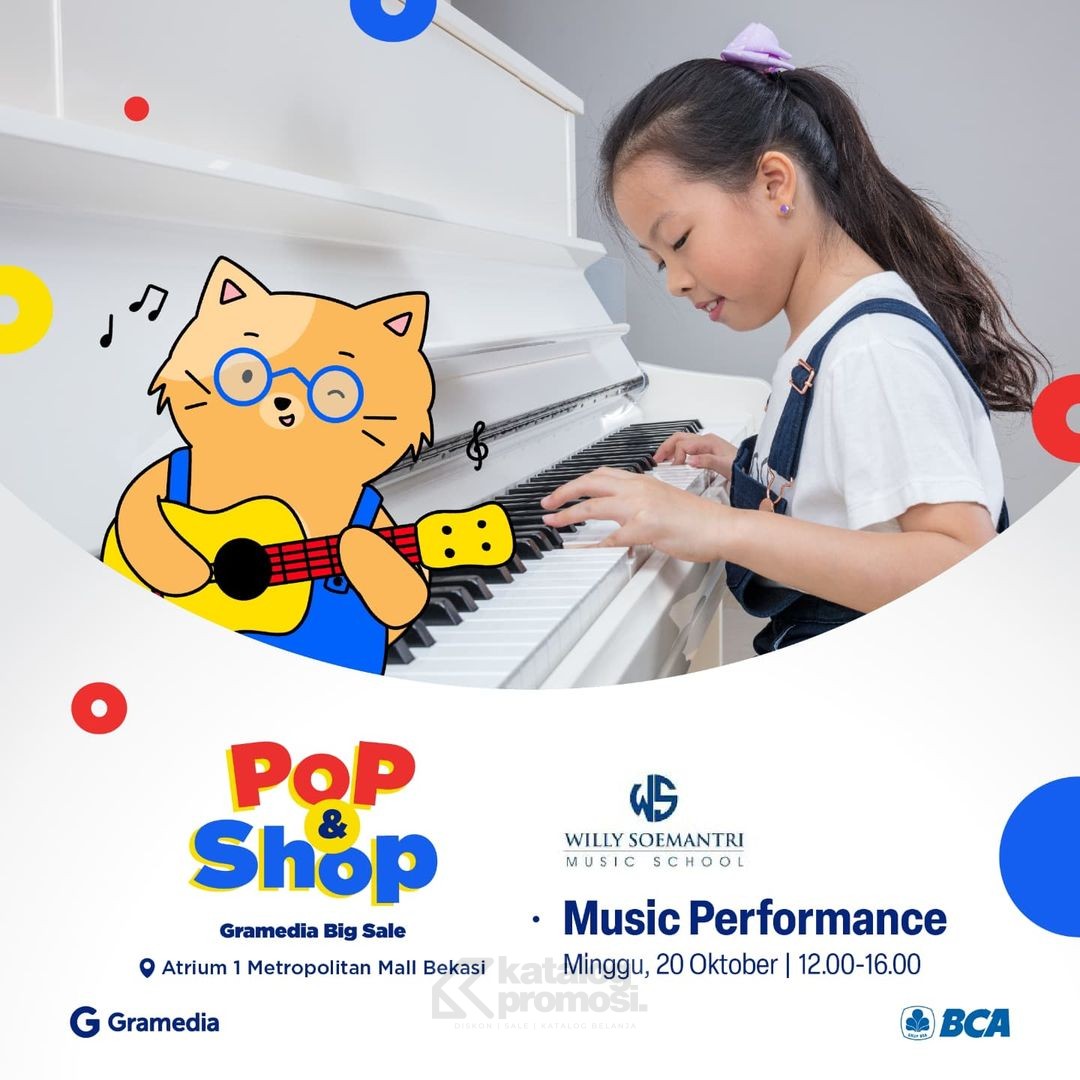 Pop & Shop Gramedia Big Sale Hadir di Bekasi Datang dan dapatkan Diskon untuk Buku-Buku Pilihan hingga Kelas Gratis 