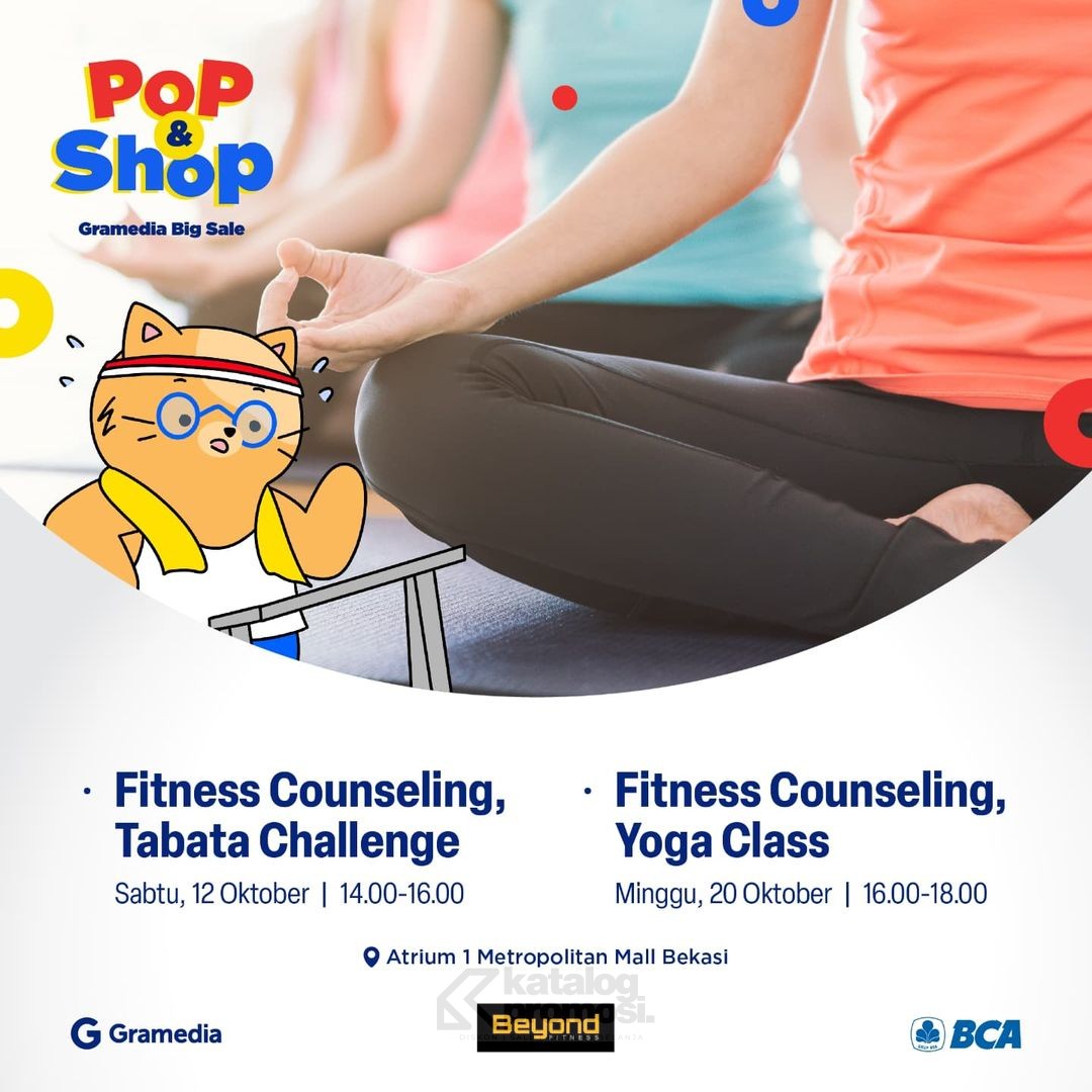 Pop & Shop Gramedia Big Sale Hadir di Bekasi Datang dan dapatkan Diskon untuk Buku-Buku Pilihan hingga Kelas Gratis 