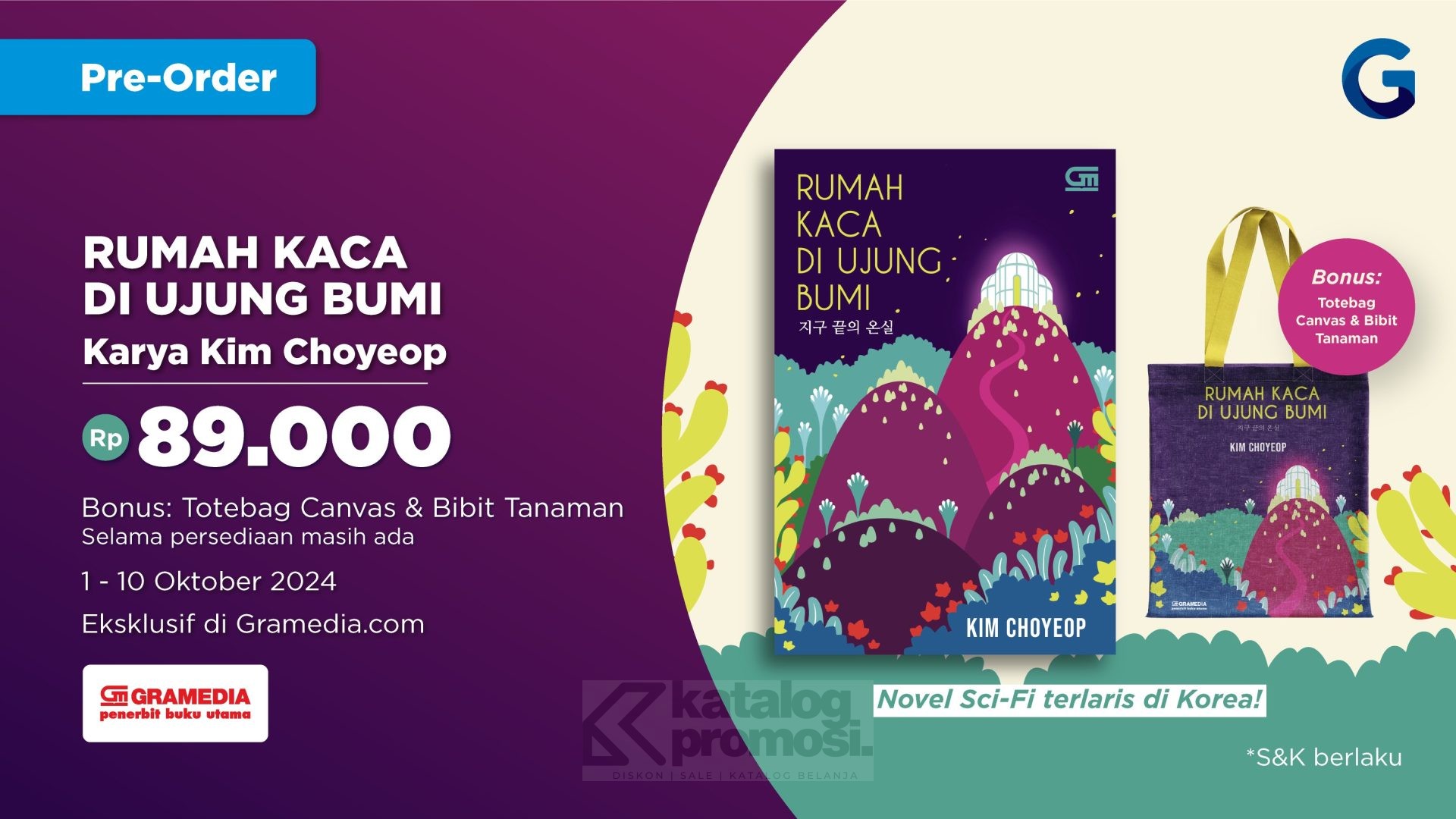 Pre-Order ‘Rumah Kaca di Ujung Bumi’ Eksklusif di Gramedia Online Special Bonus